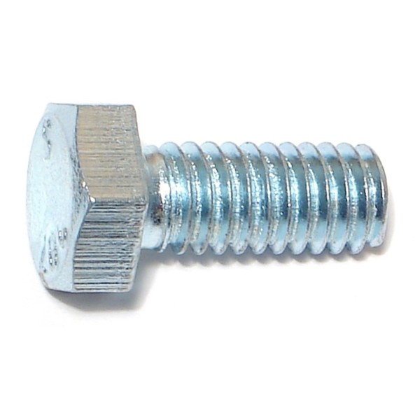 Midwest Fastener Grade 2, 5/16"-18 Hex Head Cap Screw, Zinc Plated Steel, 3/4 in L, 100 PK 00027